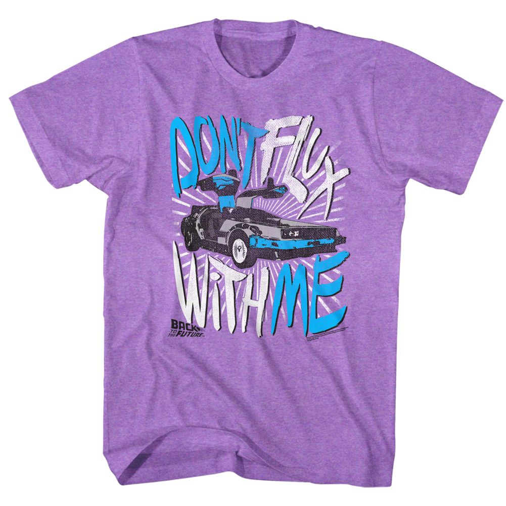 Back To The Future - Flux Off - Short Sleeve - Heather - Adult - T-Shirt