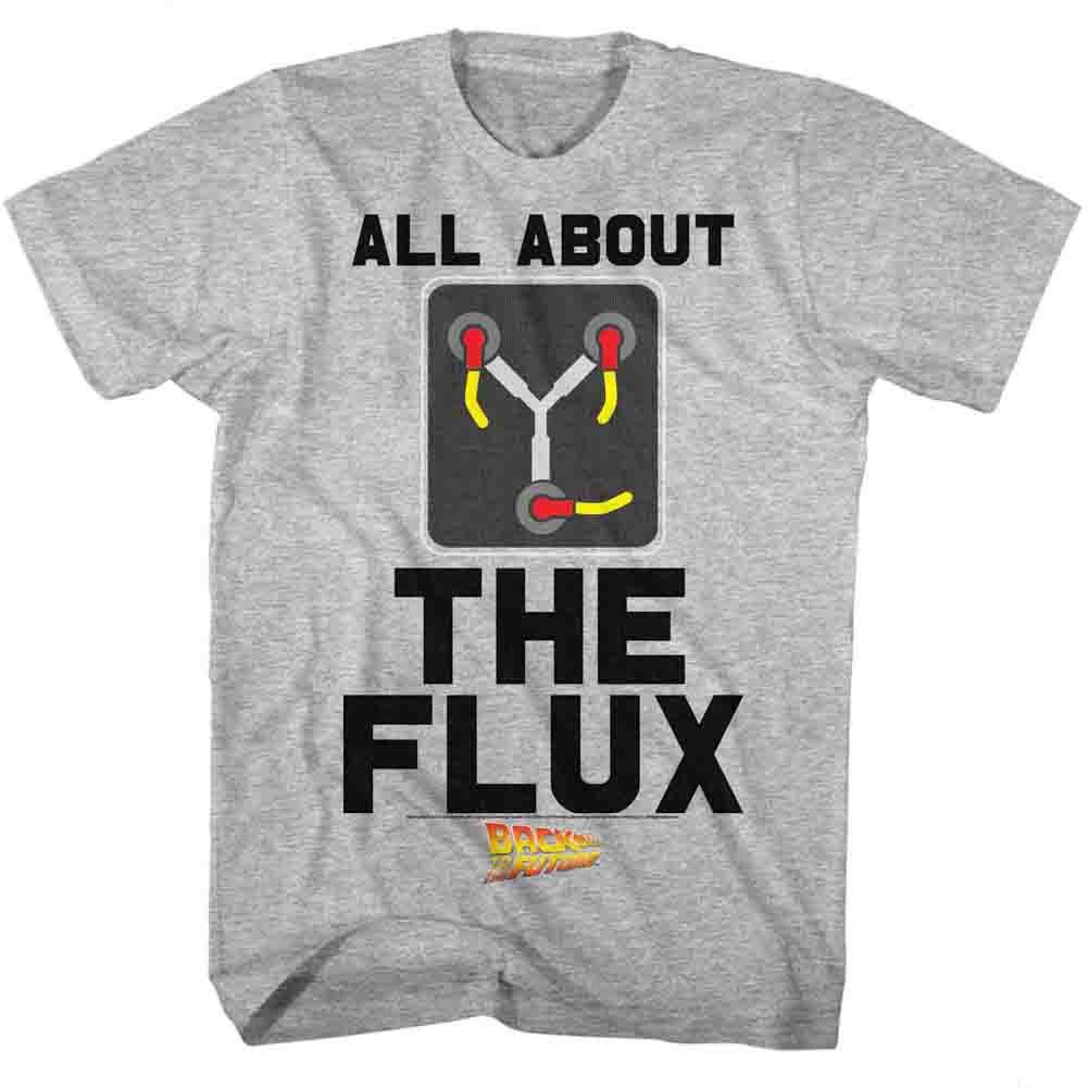 Back To The Future - All About Flux - Short Sleeve - Heather - Adult - T-Shirt