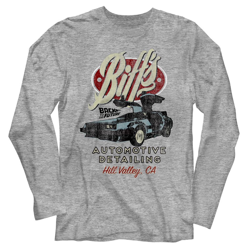 Back To The Future - Biffs - Long Sleeve - Heather - Adult - T-Shirt