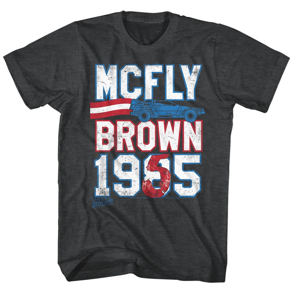 Back To The Future - Marty For Prez - Short Sleeve - Heather - Adult - T-Shirt