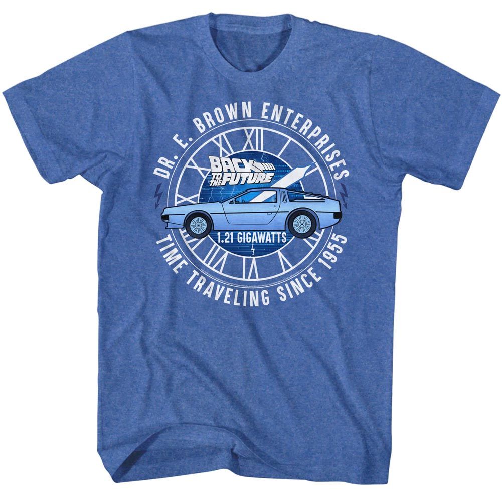 Back To The Future - Dr E Brown Enterprises - Short Sleeve - Heather - Adult - T-Shirt