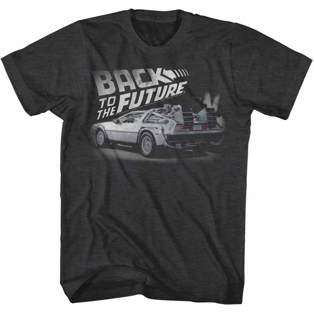 Back To The Future - Faded - Short Sleeve - Heather - Adult - T-Shirt