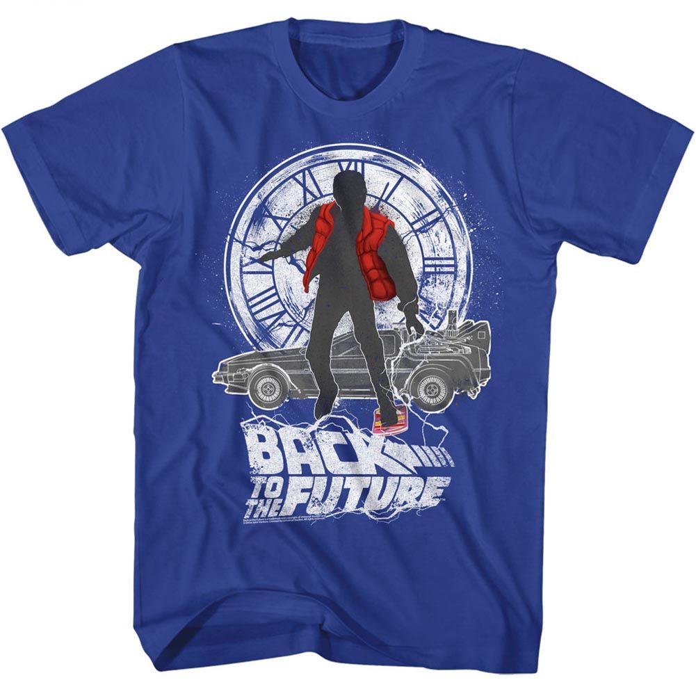Back To The Future - Silhouette Collage - Short Sleeve - Adult - T-Shirt