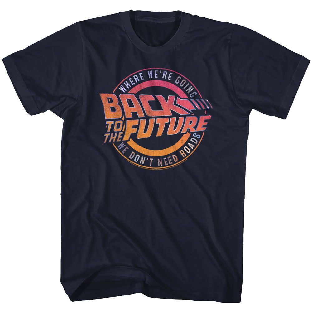 Back To The Future - Logo & Quote - Short Sleeve - Adult - T-Shirt