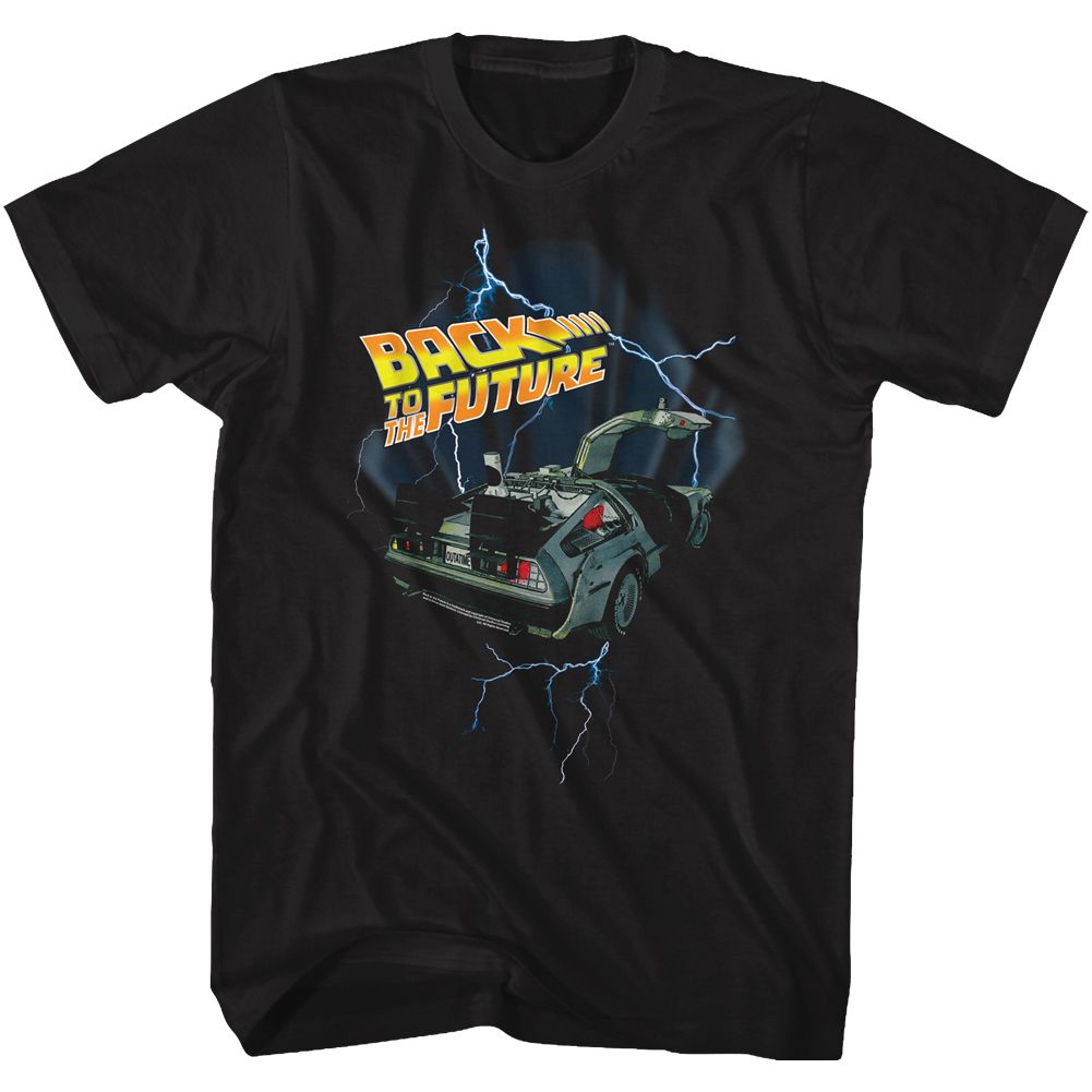 Back To The Future - Lightning Car - Short Sleeve - Adult - T-Shirt