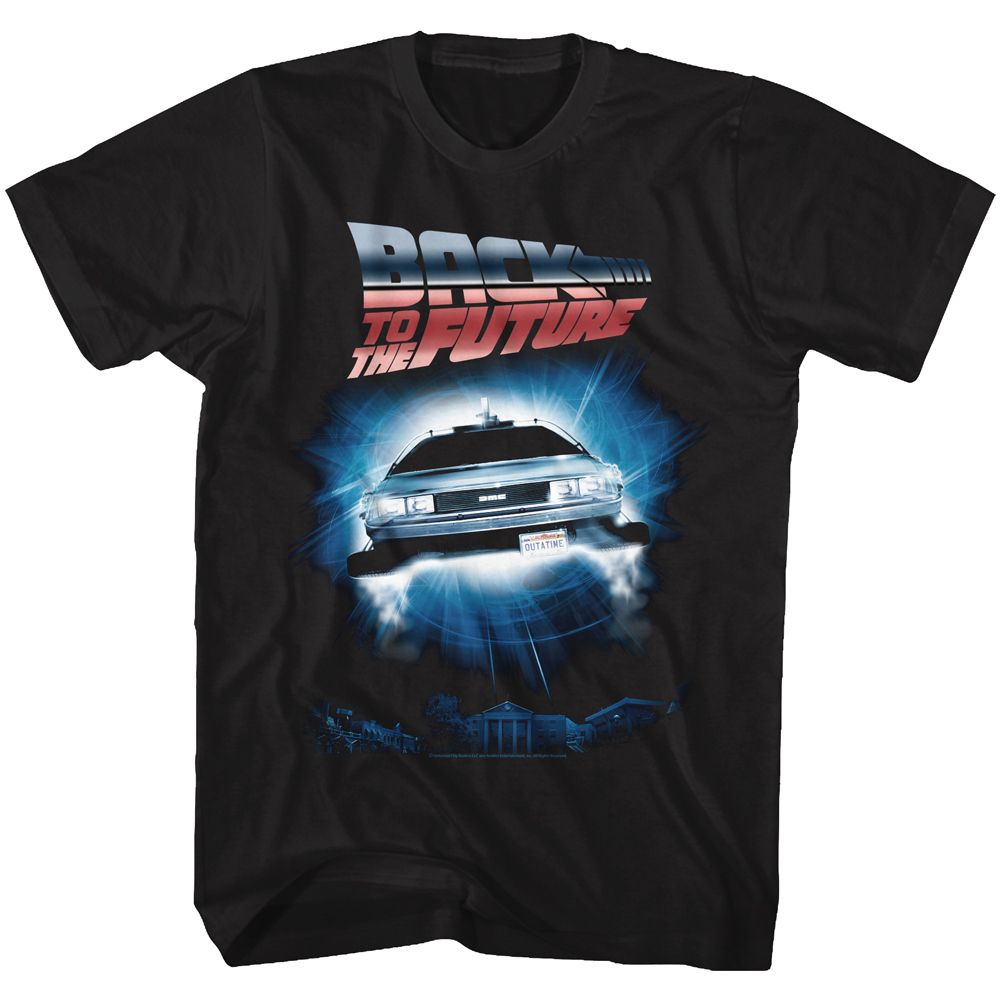 Back To The Future - Car Coming At You - Short Sleeve - Adult - T-Shirt