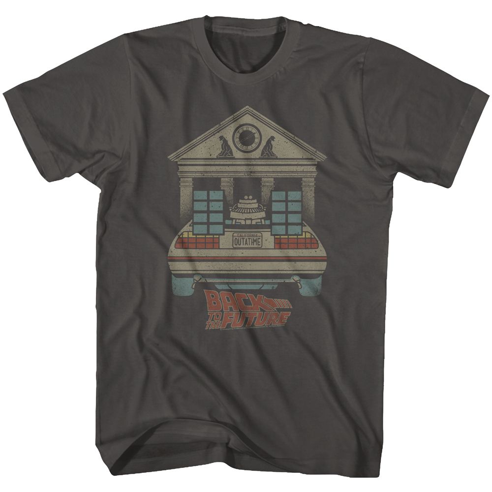 Back To The Future - Faded - Short Sleeve - Adult - T-Shirt