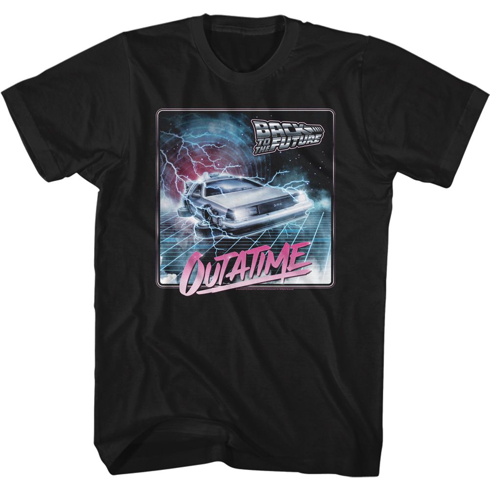 Back To The Future - Outatime - Short Sleeve - Adult - T-Shirt