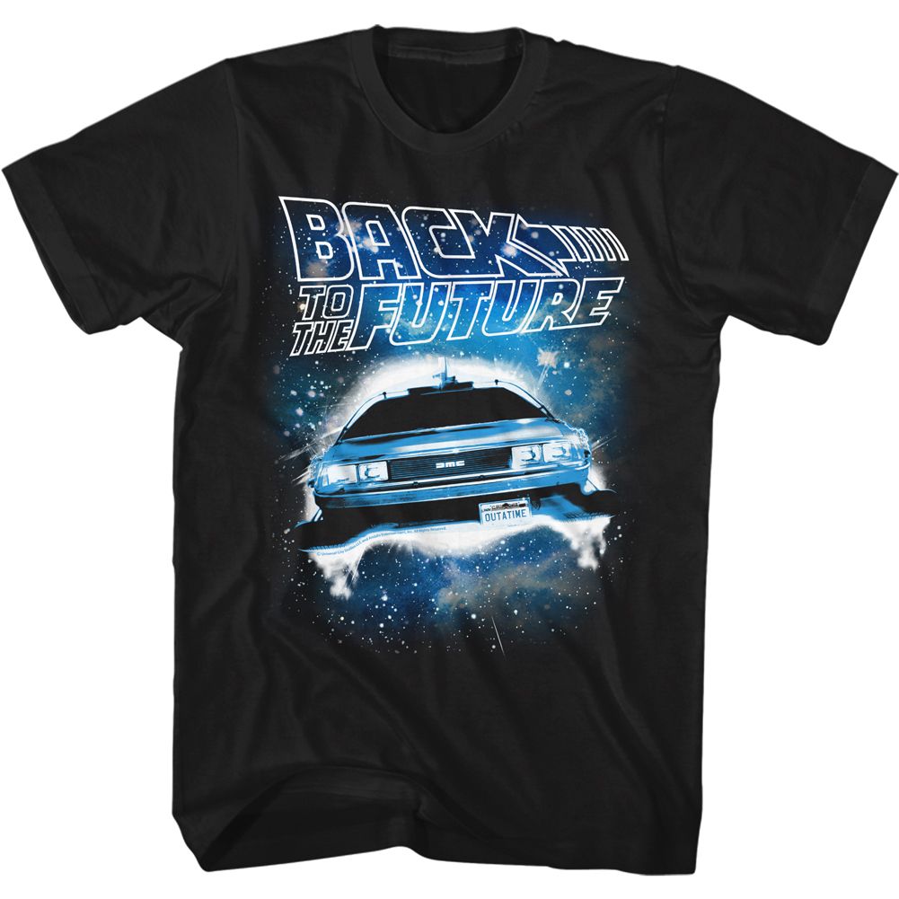 Back To The Future - Spacecar - Short Sleeve - Adult - T-Shirt