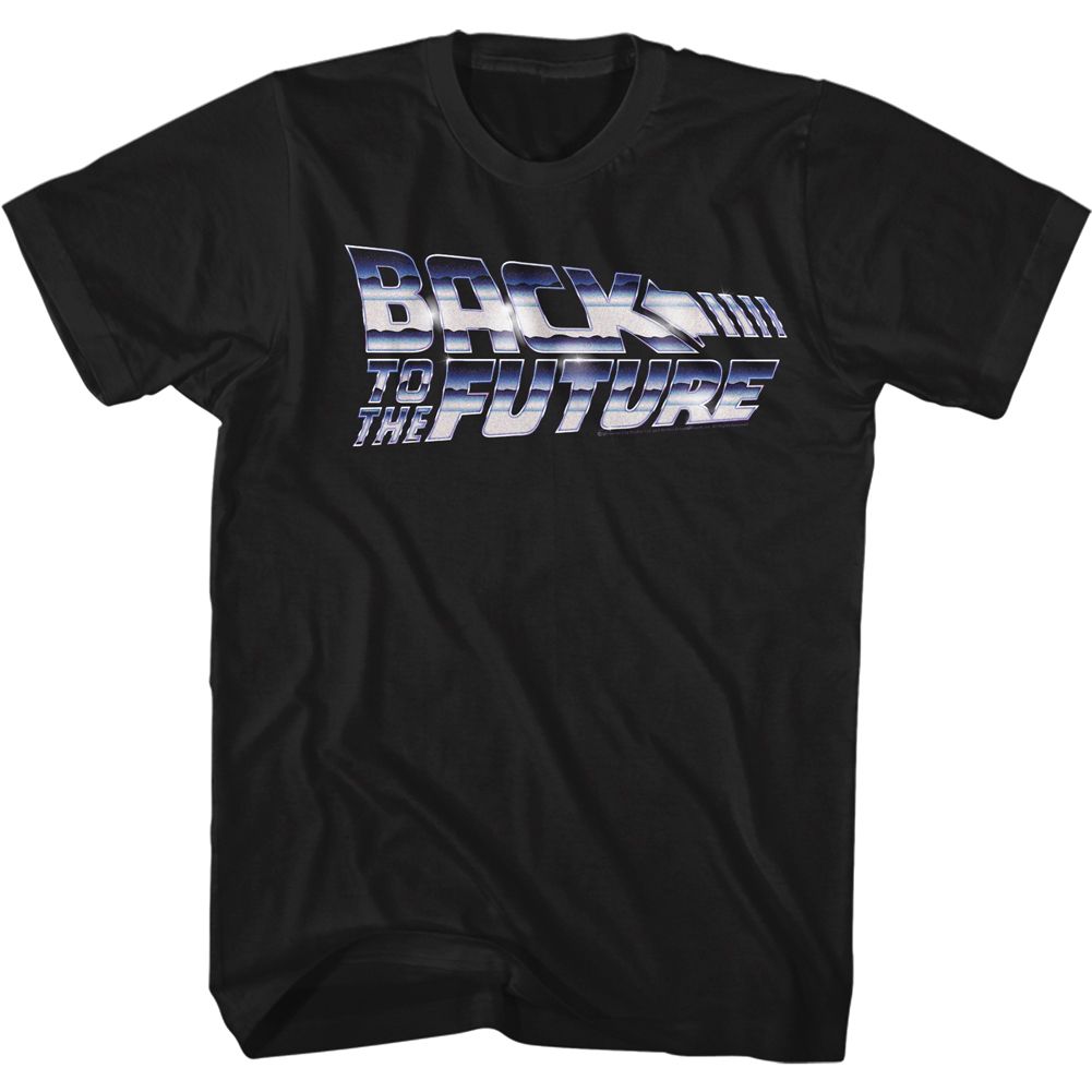 Back To The Future - Chrome To The Future - Short Sleeve - Adult - T-Shirt