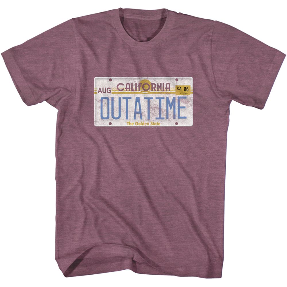 Back To The Future - Tag - Short Sleeve - Heather - Adult - T-Shirt