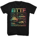 Back To The Future - Powered By Flux Capacitor - Short Sleeve - Adult - T-Shirt