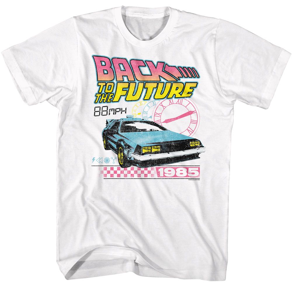 Back To The Future - Clocks - Short Sleeve - Adult - T-Shirt