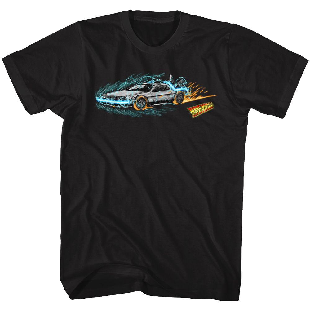 Back To The Future - Time Painting 1 - Short Sleeve - Adult - T-Shirt