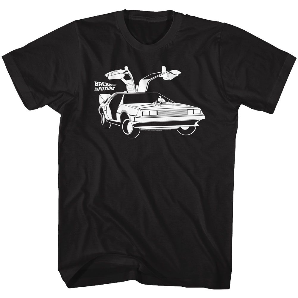 Back To The Future - Car 2 - Short Sleeve - Adult - T-Shirt