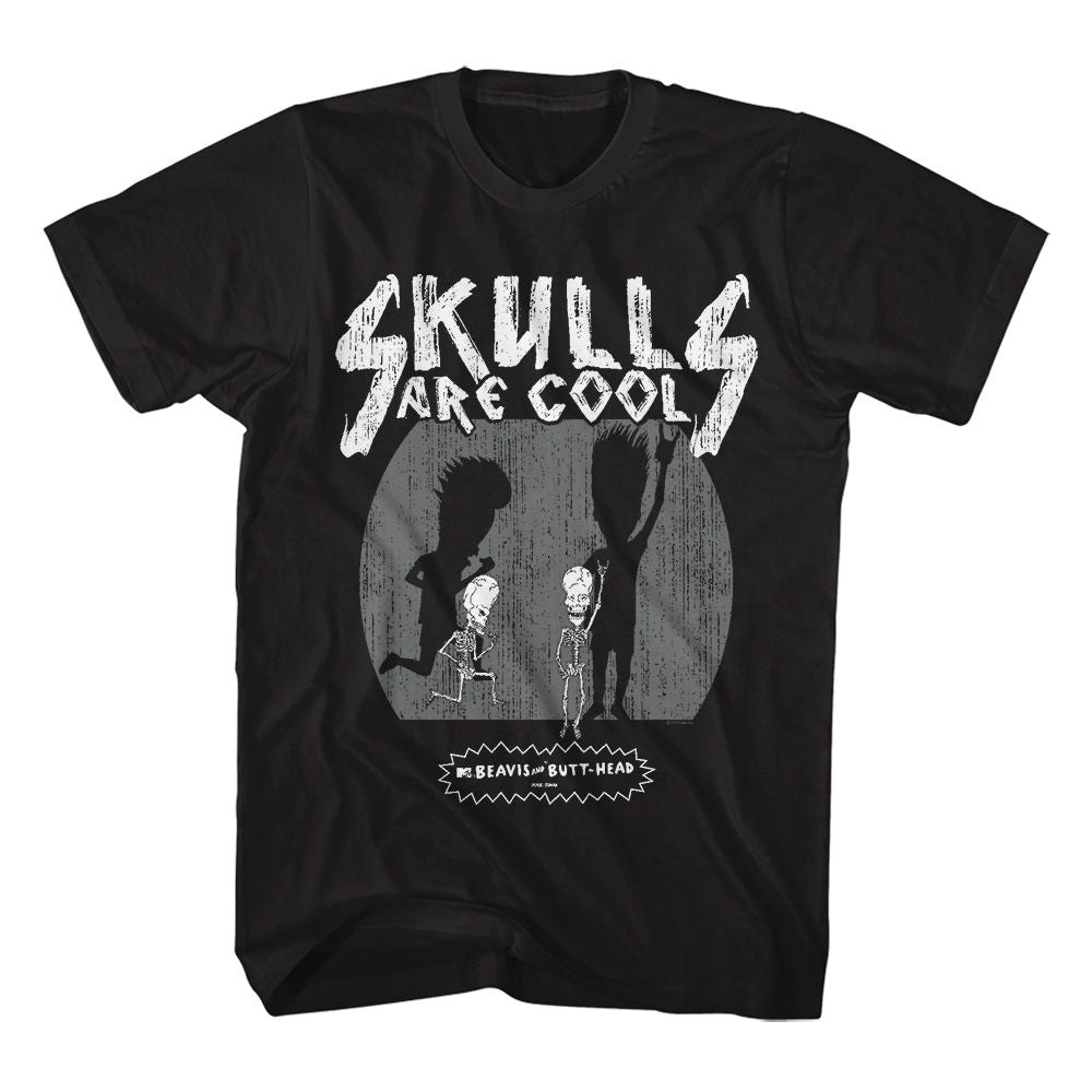 Beavis And Butthead - Skulls Are Cool - Short Sleeve - Adult - T-Shirt