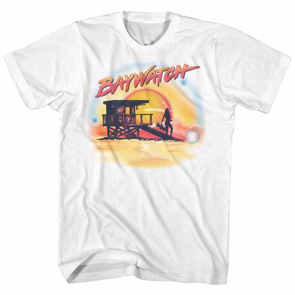 Baywatch - Airbrush - Short Sleeve - Adult - T-Shirt