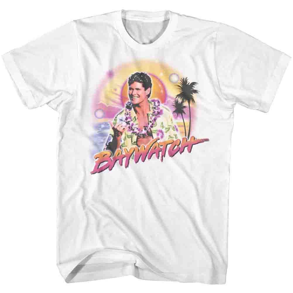 Baywatch - Mitch Airbrush - Short Sleeve - Adult - T-Shirt