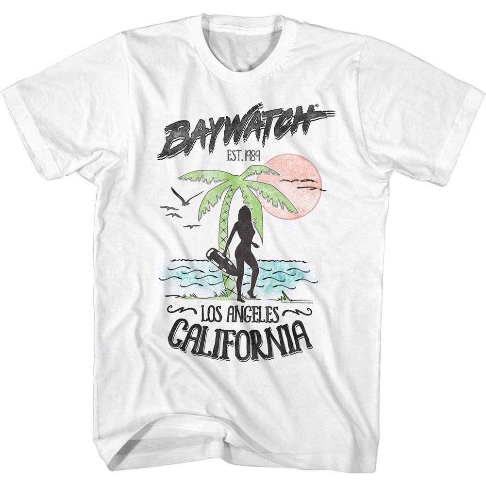 Baywatch - Beach - Short Sleeve - Adult - T-Shirt