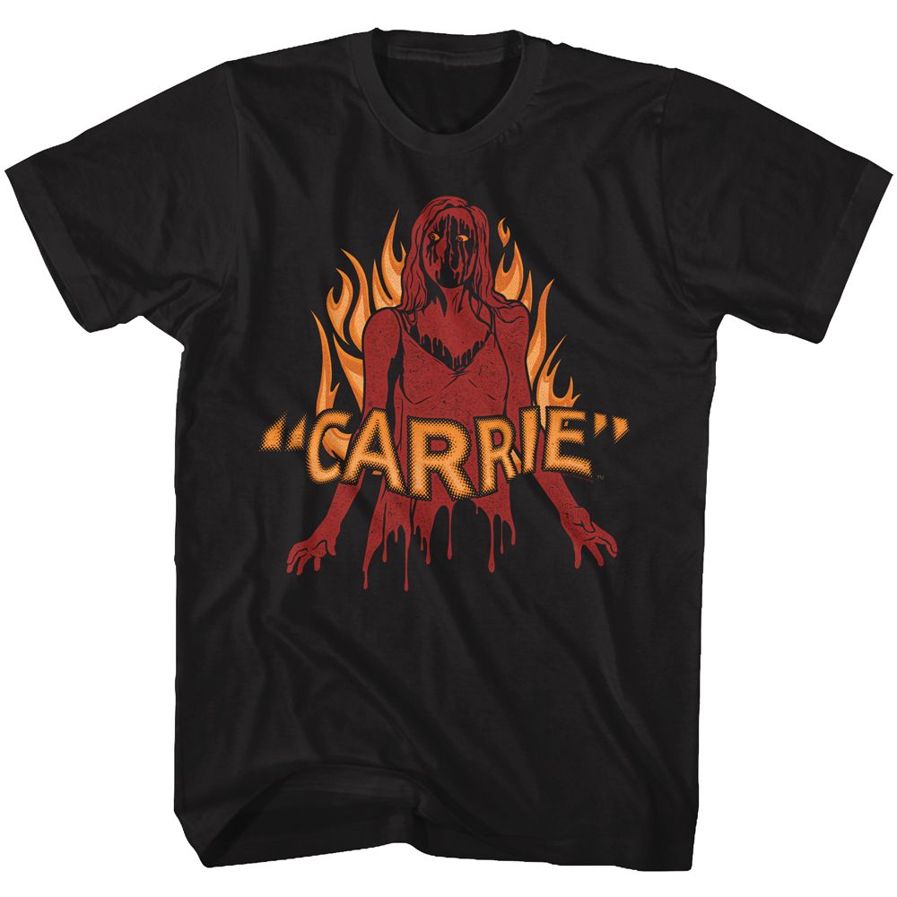 Carrie - Blood & Fire - Short Sleeve - Adult - T-Shirt