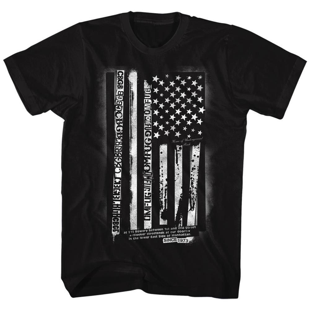 CBGB - Flag - Short Sleeve - Adult - T-Shirt
