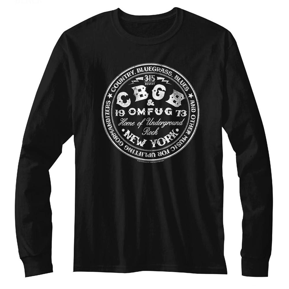 CBGB - Circle - Long Sleeve - Adult - T-Shirt