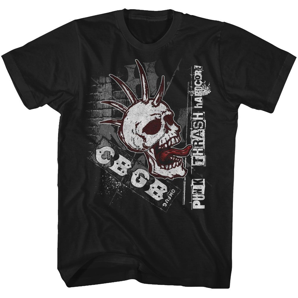 CBGB - Screaming Skull - Short Sleeve - Adult - T-Shirt