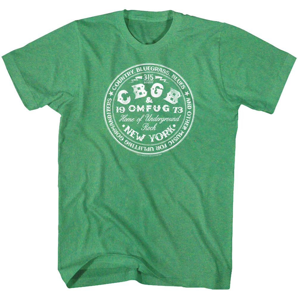 CBGB - Circle 2 - Short Sleeve - Heather - Adult - T-Shirt