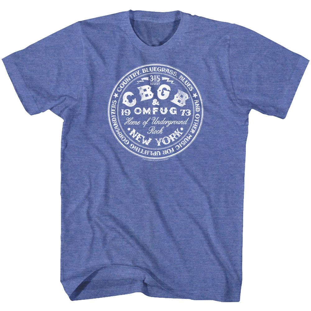 CBGB - Circle - Short Sleeve - Heather - Adult - T-Shirt