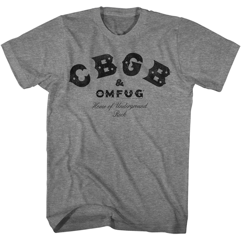 CBGB - Logo Revisited - Short Sleeve - Heather - Adult - T-Shirt