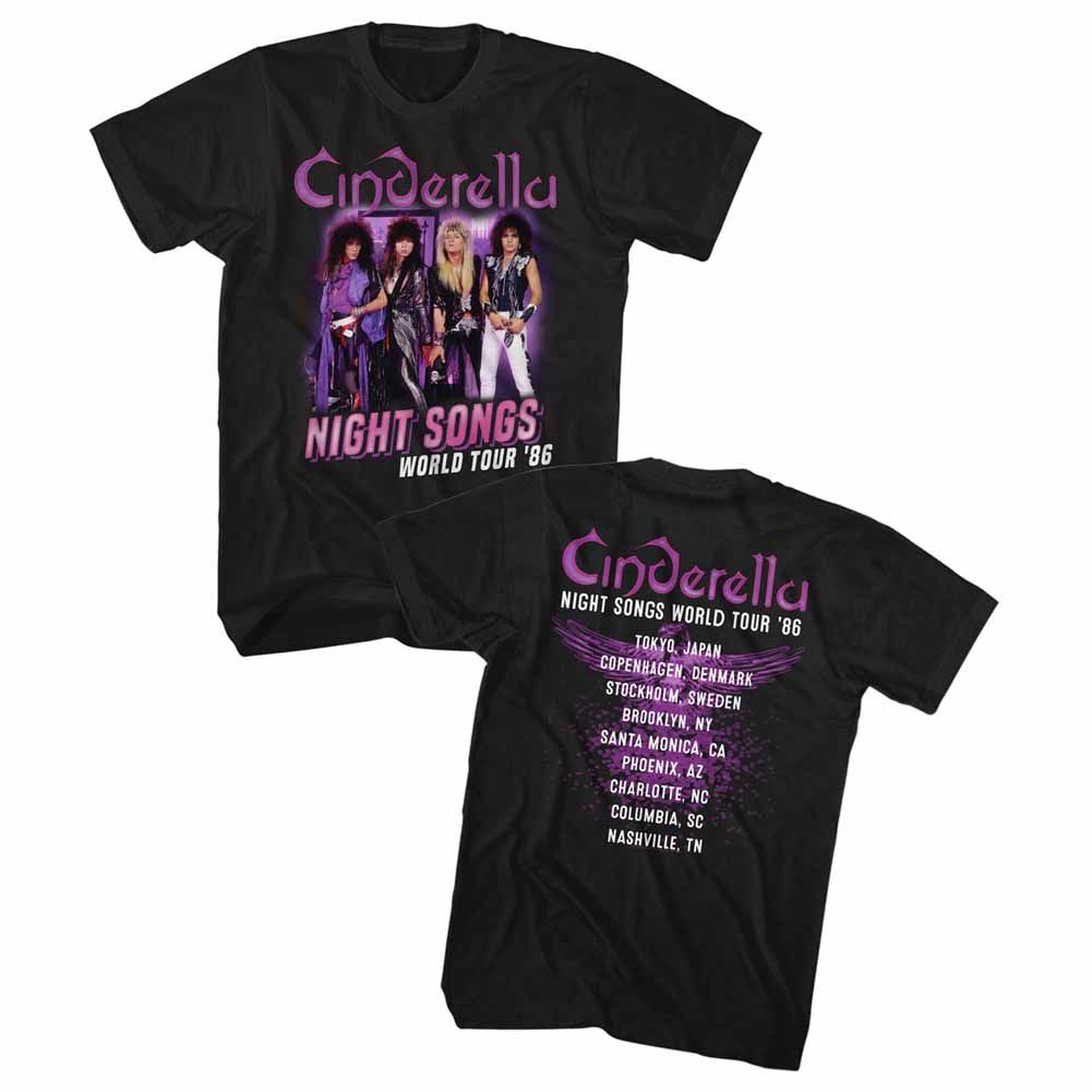 Cinderella - Night Songs Tour - Short Sleeve - Adult - T-Shirt