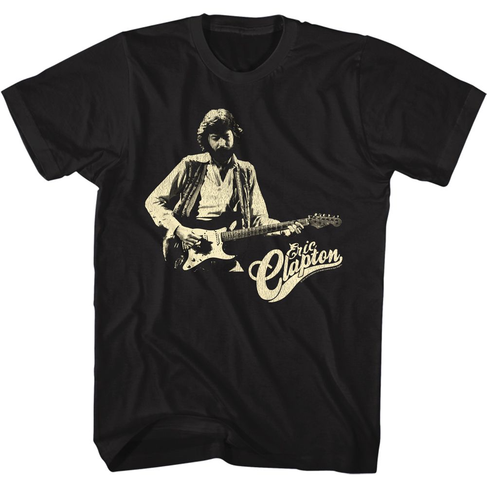 Eric Clapton - Clapton W Guitar - Short Sleeve - Adult - T-Shirt