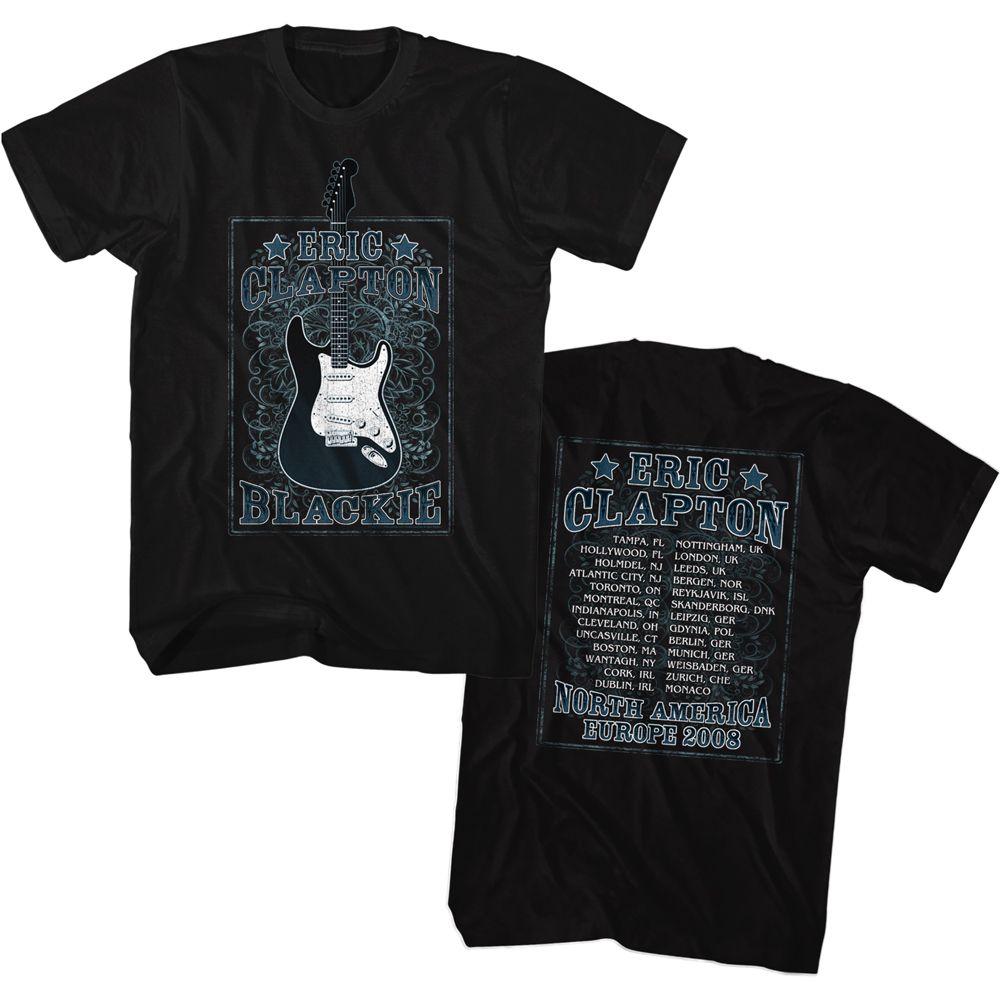 Eric Clapton - North America Europe - Short Sleeve - Adult - T-Shirt