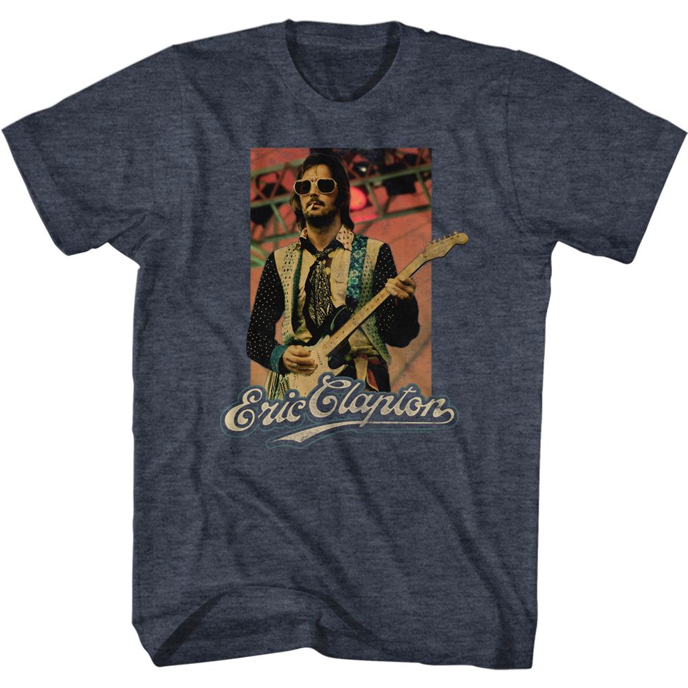 Eric Clapton - Sunglasses - Short Sleeve - Heather - Adult - T-Shirt