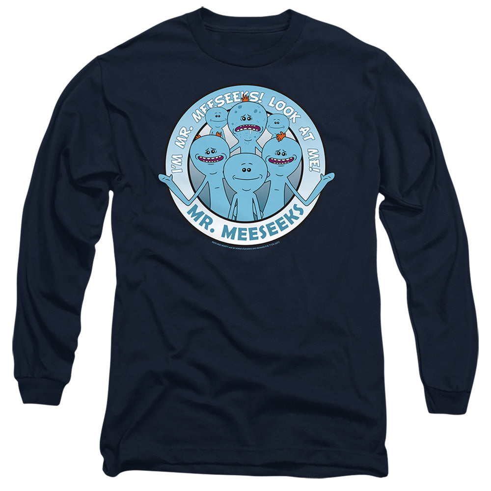 Rick And Morty - Mr Meeseeks - Adult Long Sleeve T-Shirt