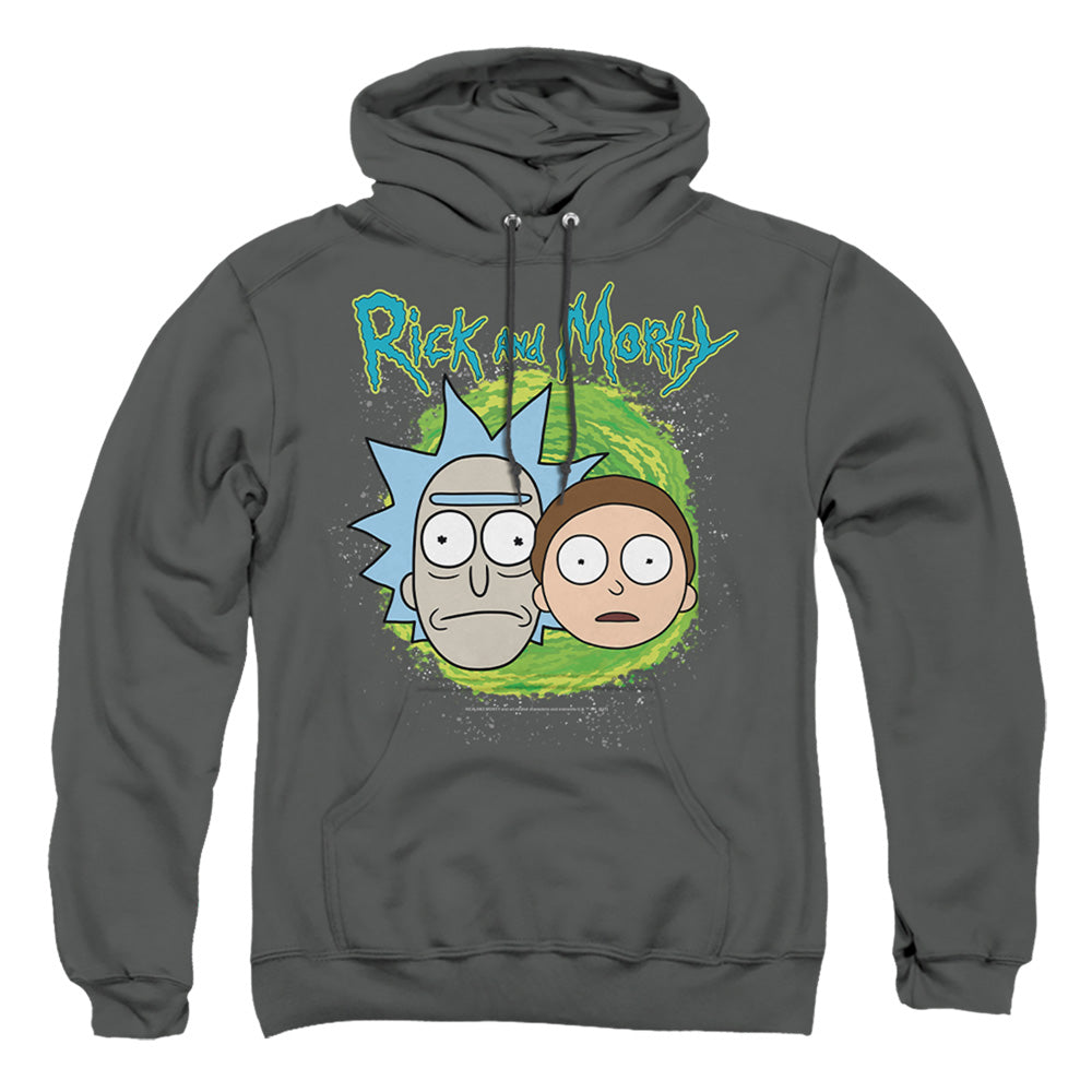 Rick And Morty - Floating Heads - Adult Pullover Hoodie