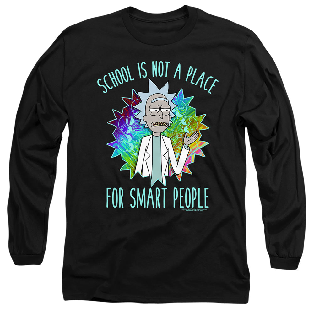 Rick And Morty - School - Adult Long Sleeve T-Shirt