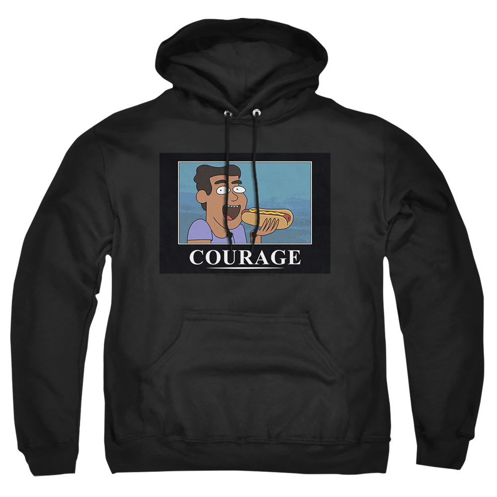 Rick And Morty - Courage Poster - Adult Pullover Hoodie