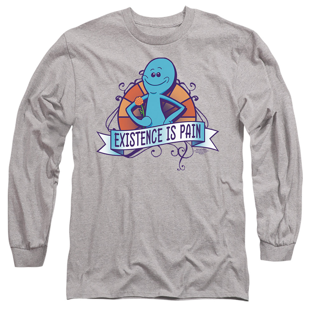 Rick And Morty - Existence Is Pain - Adult Long Sleeve T-Shirt