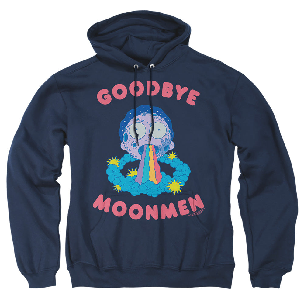 Rick And Morty - Goodbye Moonmen - Adult Pullover Hoodie