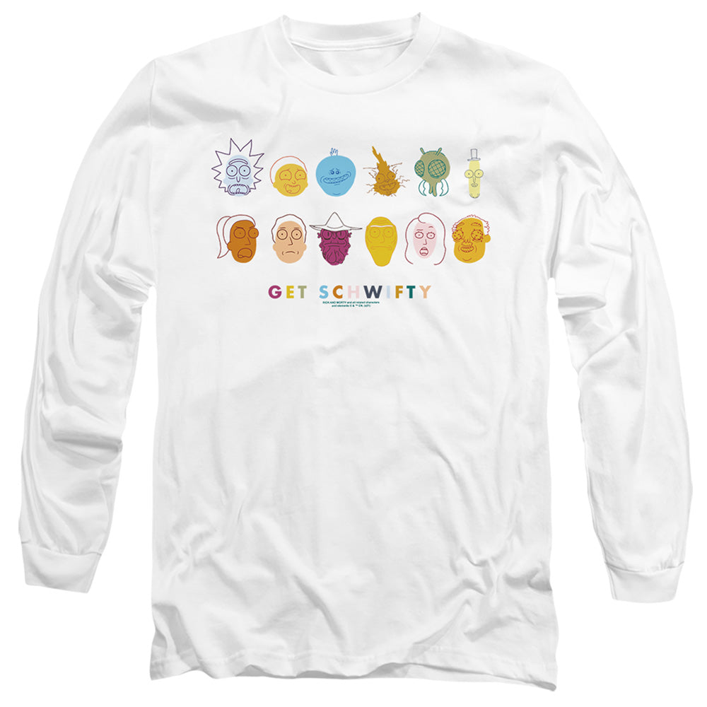 Rick And Morty - Get Schwifty - Adult Long Sleeve T-Shirt