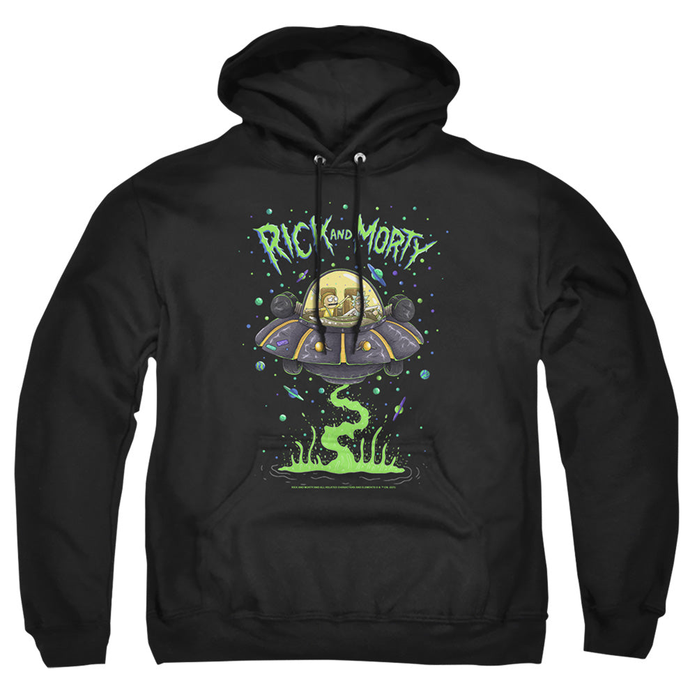 Rick And Morty - Drunk Rick Ship - Adult Pullover Hoodie