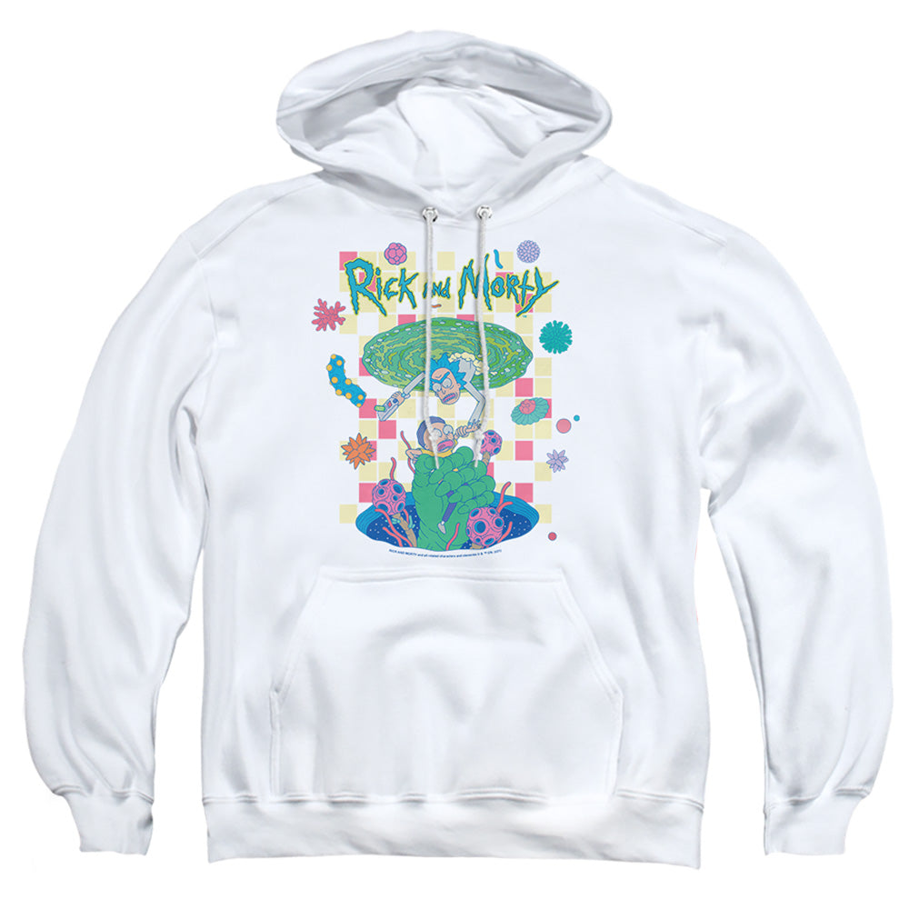 Rick And Morty - Falling Portals - Adult Pullover Hoodie
