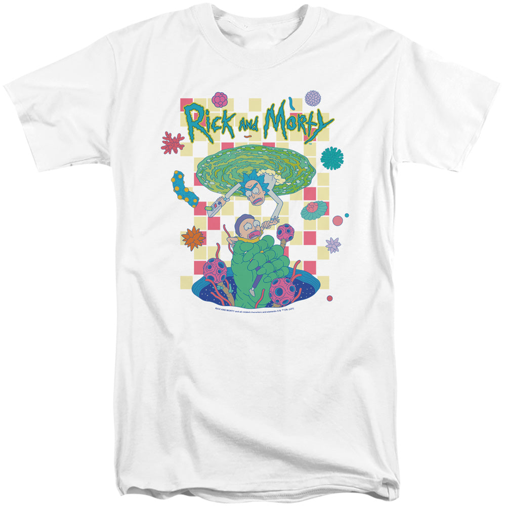Rick And Morty - Falling Portals - Adult T-Shirt