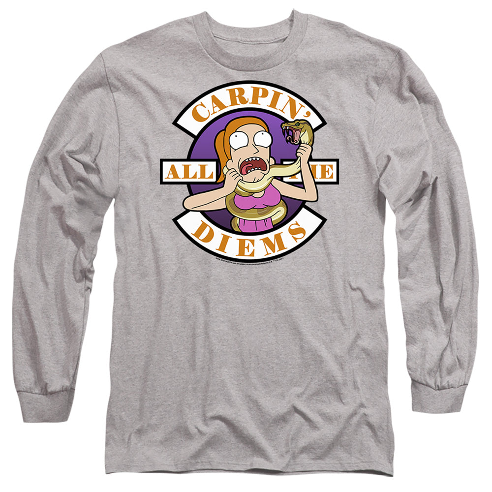 Rick And Morty - Carp En All Them Diems - Adult Long Sleeve T-Shirt