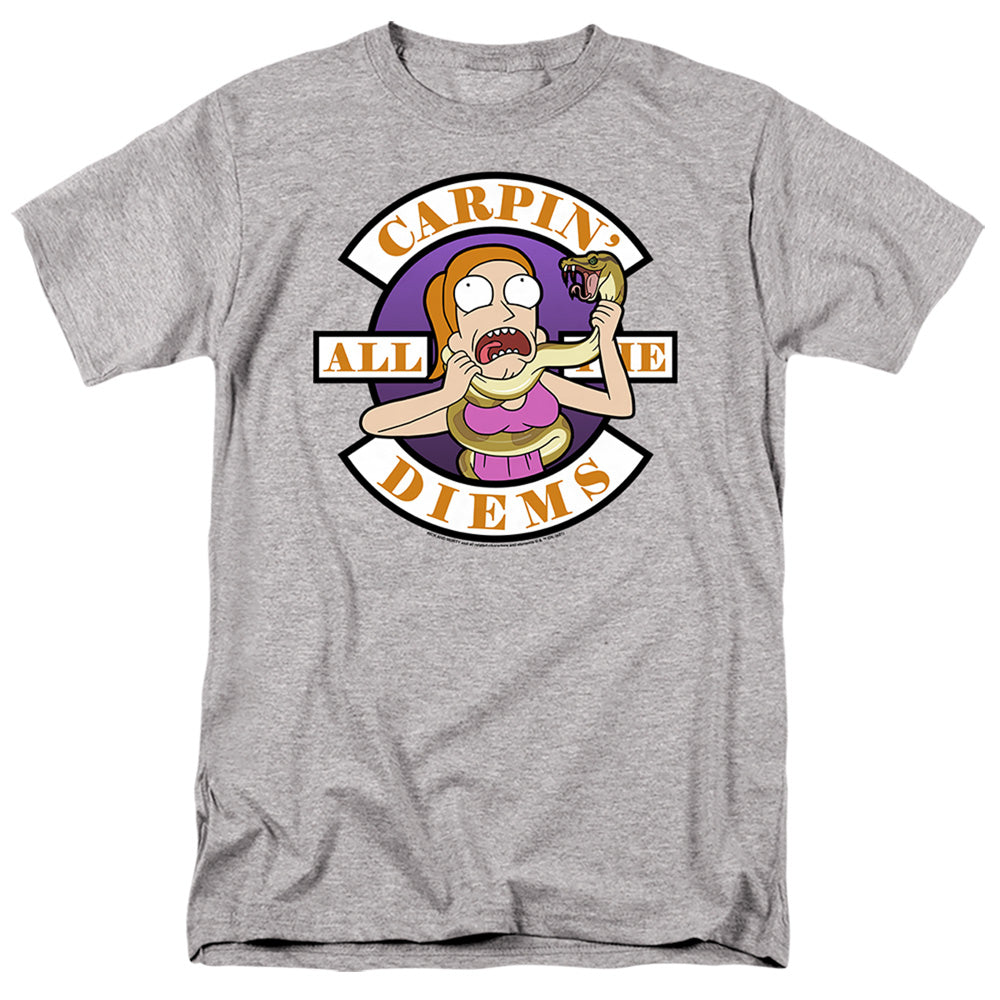 Rick And Morty - Carp En All Them Diems - Adult T-Shirt
