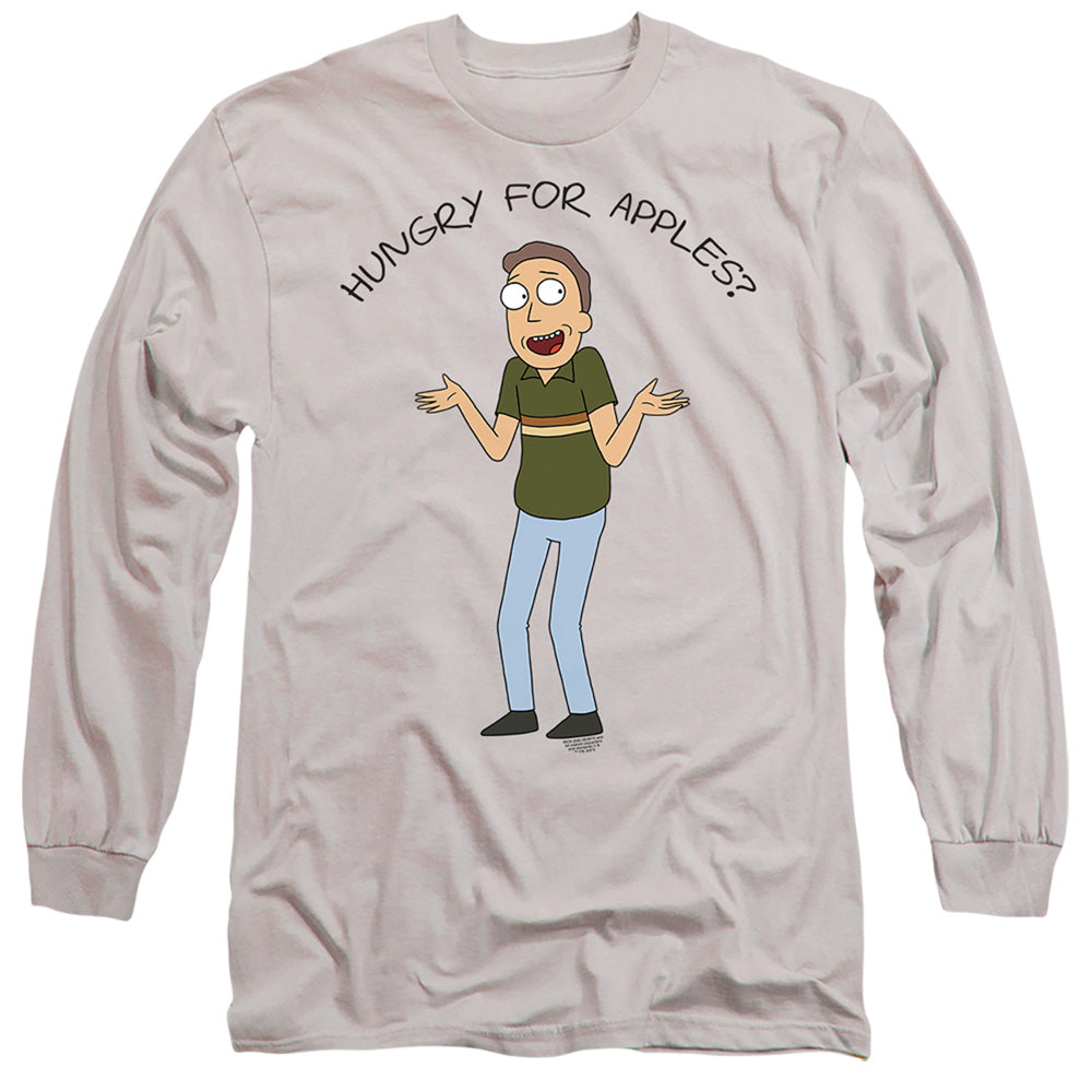 Rick And Morty - Hungry For Apples - Adult Long Sleeve T-Shirt