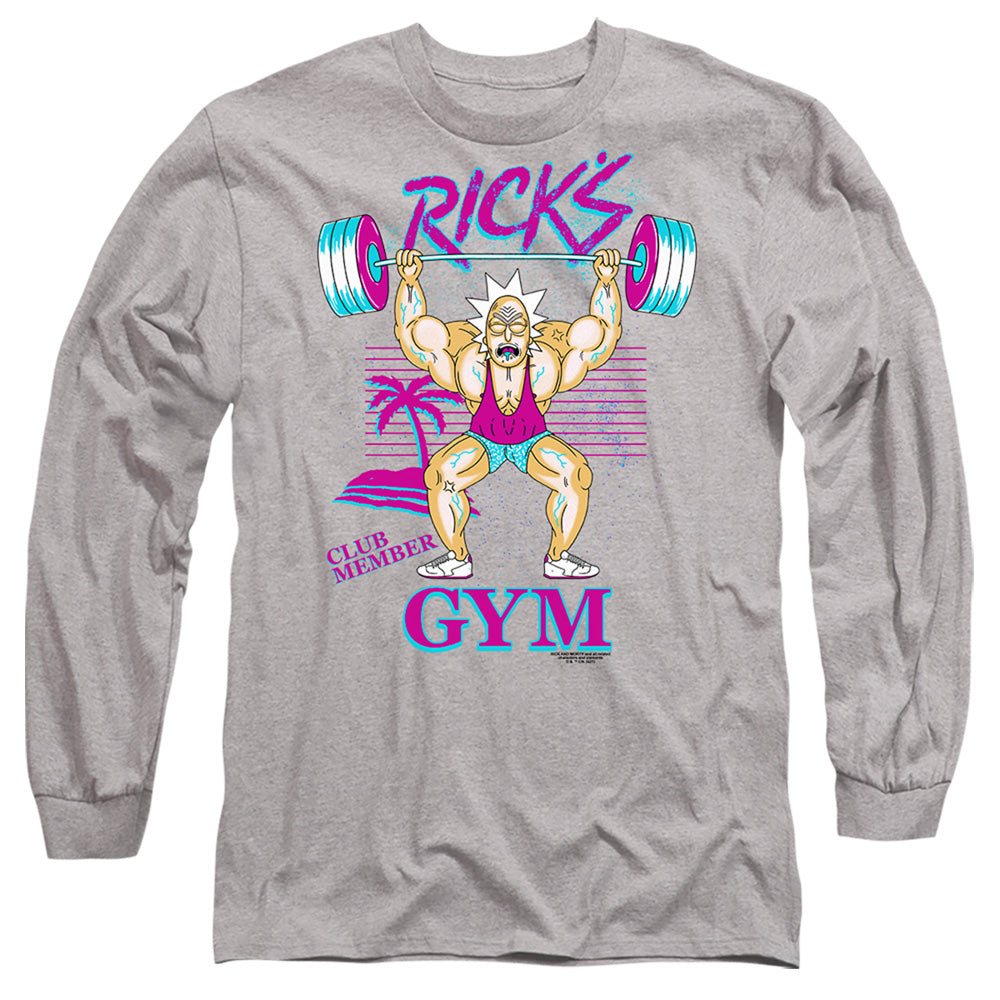 Rick And Morty - Ricks Gym - Adult Long Sleeve T-Shirt