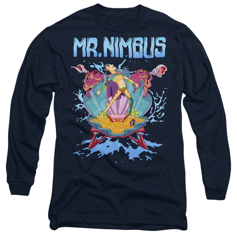 Rick And Morty - Mr. Nimbus Design - Adult Long Sleeve T-Shirt
