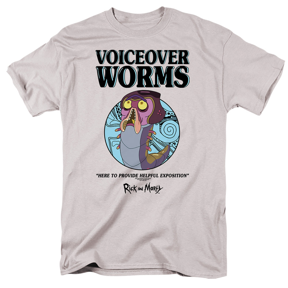 Rick And Morty - Voiceover Worms - Adult T-Shirt
